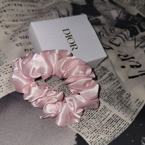 Dior Satin Hair Scrunchie - Picture 2 of 4